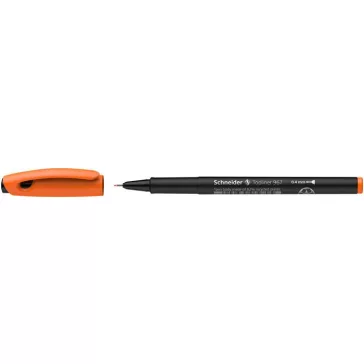   Tűfilc, 0,4 mm, SCHNEIDER "Topliner 967", narancssárga