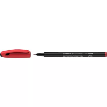 Tűfilc, 0,4 mm, SCHNEIDER "Topliner 967", piros