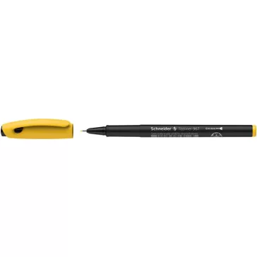 Tűfilc, 0,4 mm, SCHNEIDER "Topliner 967", sárga