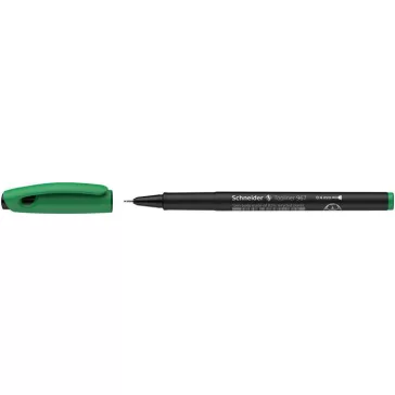 Tűfilc, 0,4 mm, SCHNEIDER "Topliner 967", zöld