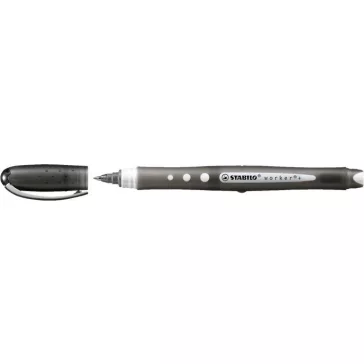   Rollertoll, 0,5 mm, STABILO "Worker+Colorful", fekete