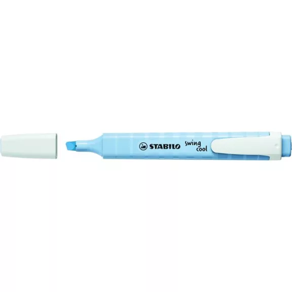Szövegkiemelő, 1-4 mm, STABILO "Swing Cool Pastel", ködös kék