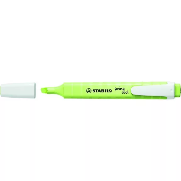 Szövegkiemelő, 1-4 mm, STABILO "Swing Cool Pastel", harmatos lime