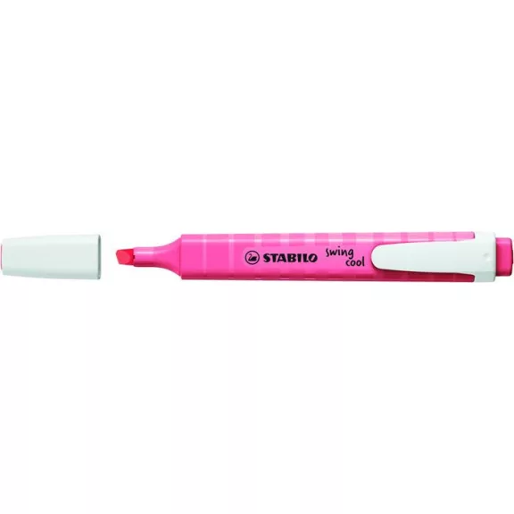 Szövegkiemelő, 1-4 mm, STABILO "Swing Cool Pastel", cseresznyevirág