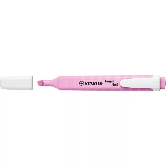 Szövegkiemelő, 1-4 mm, STABILO "Swing cool Pastel", deres málna