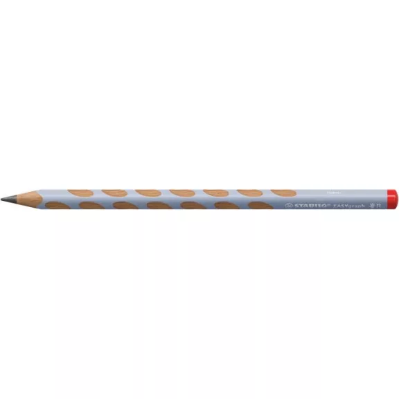 Grafitceruza, HB, háromszögletű, jobbkezes, vastag, STABILO "EASYgraph", pasztellkék