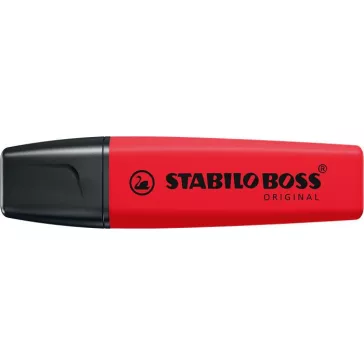   Szövegkiemelő, 2-5 mm, STABILO "BOSS original", Stabilo piros