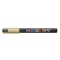Dekormarker, 0,7 mm, UNI "Posca PC-1MR", arany