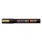 Dekormarker, 1,8-2,5 mm, UNI "Posca PC-5M", arany