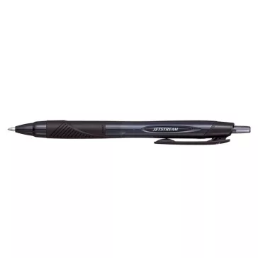   Golyóstoll, 0,35 mm, nyomógombos, fekete tolltest, UNI "SXN-157S Jetstream Sport Eco", fekete