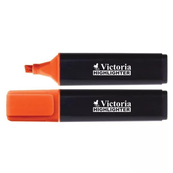 Szövegkiemelő készlet, 1-5 mm, VICTORIA OFFICE, "Color 200", 4 különböző szín