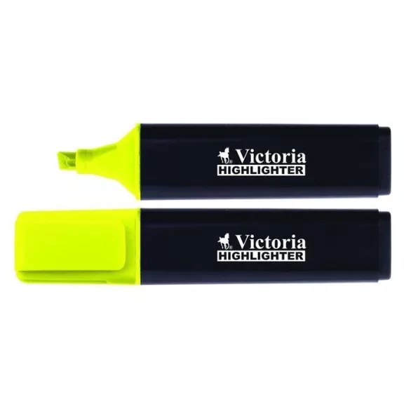 Szövegkiemelő készlet, 1-5 mm, VICTORIA OFFICE, "Color 200", 4 különböző szín