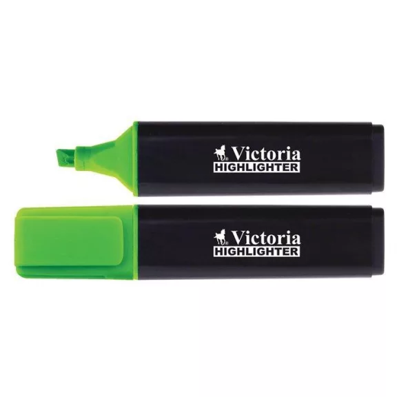 Szövegkiemelő készlet, 1-5 mm, VICTORIA OFFICE, "Color 200", 4 különböző szín