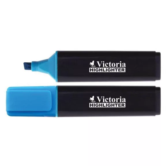 Szövegkiemelő készlet, 1-5 mm, VICTORIA OFFICE, "Color 200", 4 különböző szín