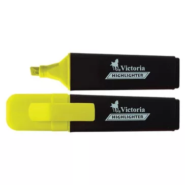   Szövegkiemelő, 1-5 mm, VICTORIA OFFICE, "Color 100", sárga