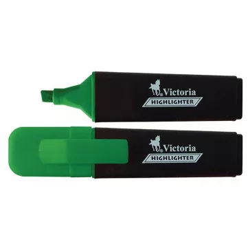   Szövegkiemelő, 1-5 mm, VICTORIA OFFICE, "Color 100", zöld