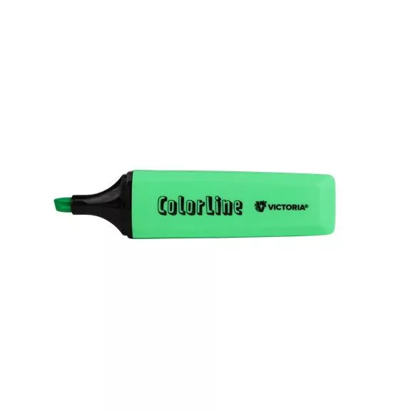 Szövegkiemelő, 1-5 mm, VICTORIA OFFICE, "ColorLine", zöld