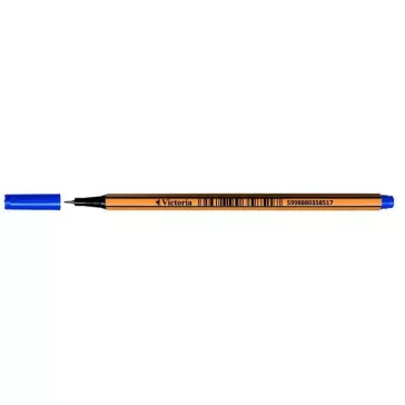 Tűfilc, 0,4 mm, VICTORIA OFFICE,"Slim", kék