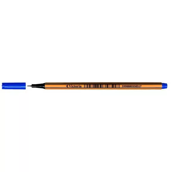 Tűfilc, 0,4 mm, VICTORIA OFFICE,"Slim", kék Tűfilc, 0,4 mm, VICTORIA OFFICE,"Slim", kék