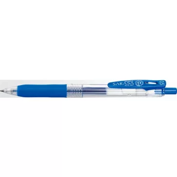   Zseléstoll, 0,33 mm, nyomógombos, ZEBRA "Sarasa Clip", kobalt kék