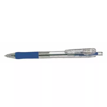   Golyóstoll, 0,21 mm, nyomógombos, ZEBRA "Tapli Clip ECO", kék