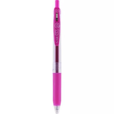   Zseléstoll, 0,33 mm, nyomógombos, ZEBRA "Sarasa Clip", magenta
