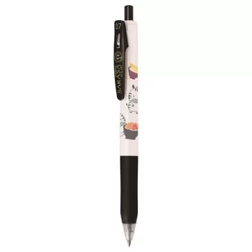   Zseléstoll készlet, 0,33 mm, nyomógombos, ZEBRA "Sarasa Clip Kawai Animal"