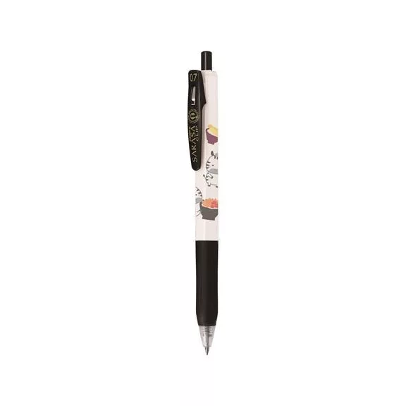 Zseléstoll készlet, 0,33 mm, nyomógombos, ZEBRA "Sarasa Clip Kawai Animal"