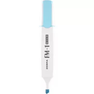 Szövegkiemelő, 3,5 mm, ZEBRA "FM-1 Mild", kék