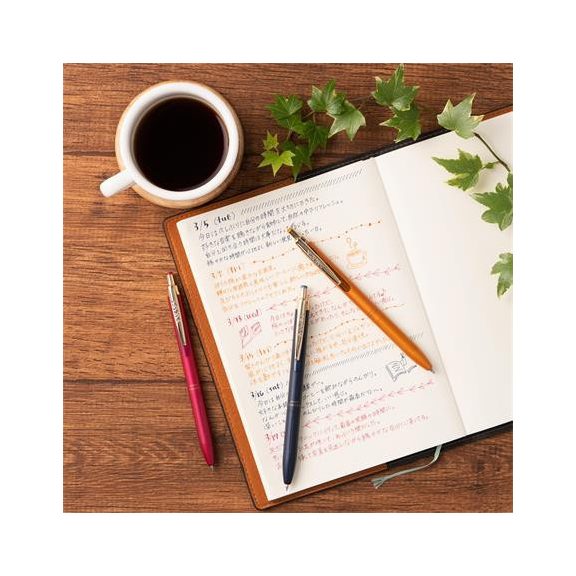 Zseléstoll, 0,33 mm, nyomógombos, padlizsánlila tolltest, ZEBRA "Sarasa Grand", kék