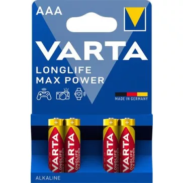 Elem, AAA mikro, 4 db, VARTA "Longlife Max Power"