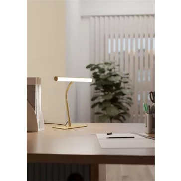   Asztali lámpa, CCT LED, 6 W, érintőkapcsoló, EGLO "Riccione", csiszolt-réz
