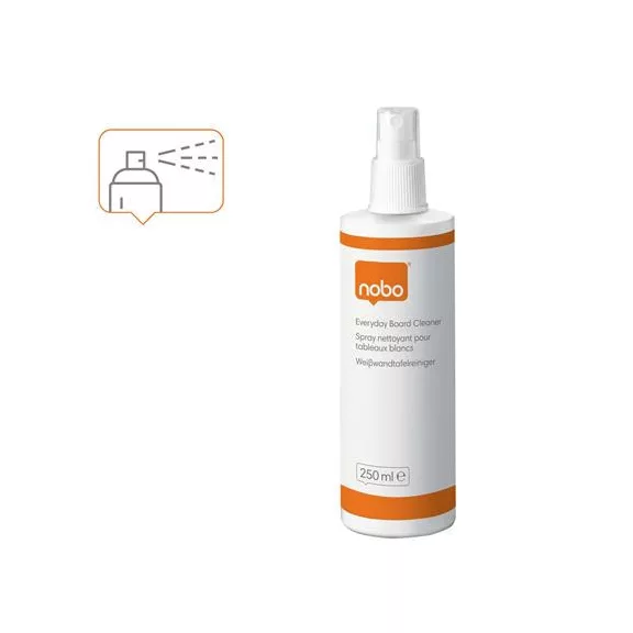 Tisztító aerosol spray fehértáblához 250 ml, NOBO "Everyday"