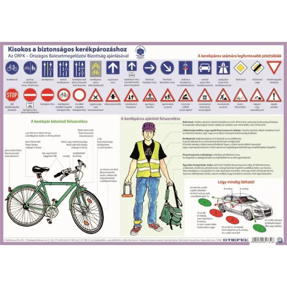 Könyökalátét, kétoldalas, A3, STIEFEL "Kerékpáros túlélés tízparancsolata" Könyökalátét, kétoldalas, A3, STIEFEL "Kerékpáros túlélés tízparancsolata"