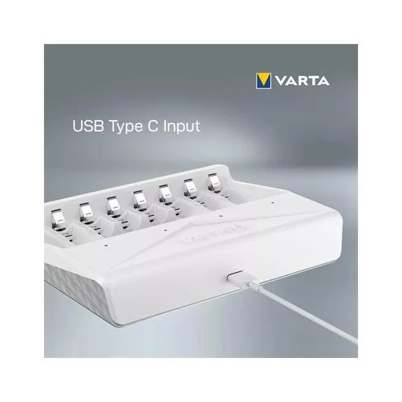 Elemtöltő, AA/AAA, 8 férőhely, akku nélkül, VARTA "Multi"