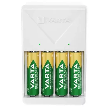 Elemtöltő, AA/AAA, 4x2100 mAh AA, VARTA "Plug"