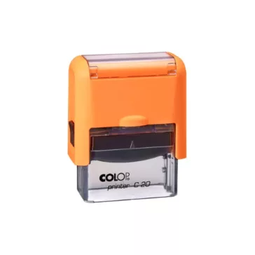   Colop Szövegbélyegző Printer C20 narancs ház 14x38 mm -új