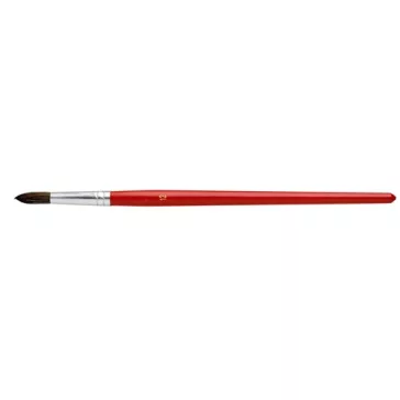 Ecset Ico póniszőr festett fanyelű bordó 12