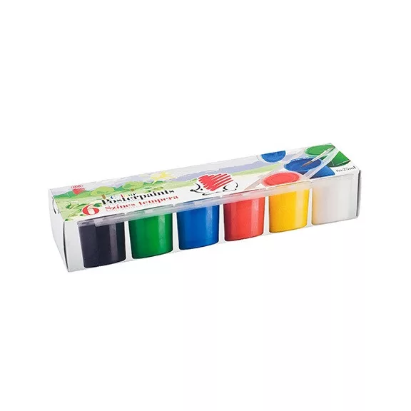 Tempera Ico tégelyes 6x25 ml klt.