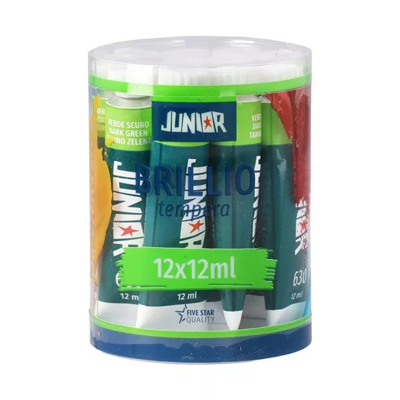 Tempera Brillio Junior 12 ml sötétzöld