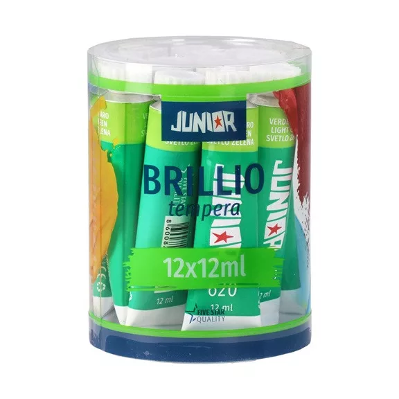 Tempera Brillio Junior 12 ml világoszöld