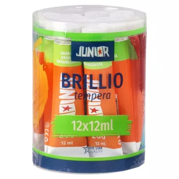 Tempera Brillio Junior 12 ml narancs
