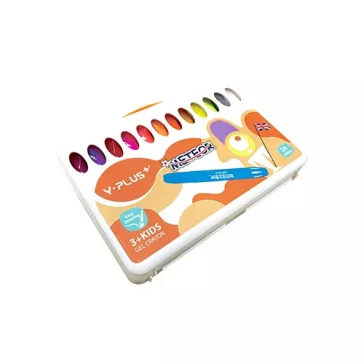   Zsírkréta Y-Plus+ Meteor zselés kicsavarható 24 db-os klt. műanyag tokban