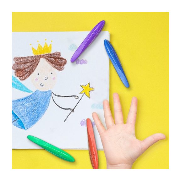 Zsírkréta Y-Plus+ Peanut háromszög alakú 12 db-os klt.