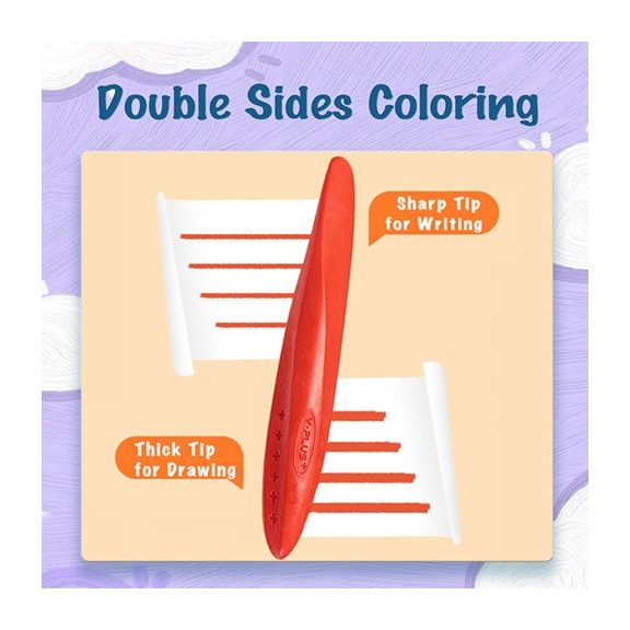 Zsírkréta Y-Plus+ Peanut háromszög alakú 12 db-os klt.