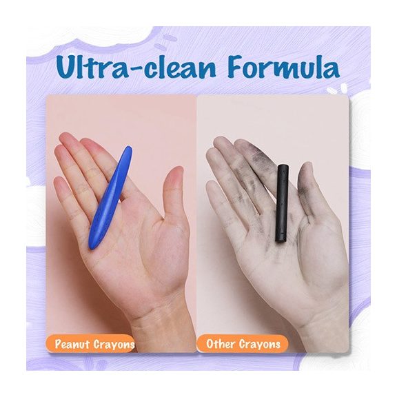 Zsírkréta Y-Plus+ Peanut háromszög alakú 12 db-os klt.