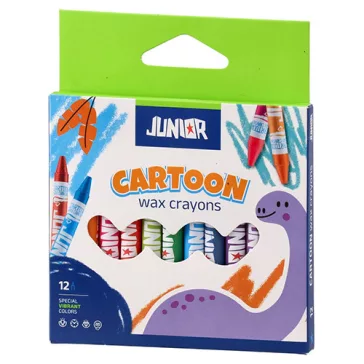 Zsírkréta Statovac Junior Cartoon 12 db-os klt.