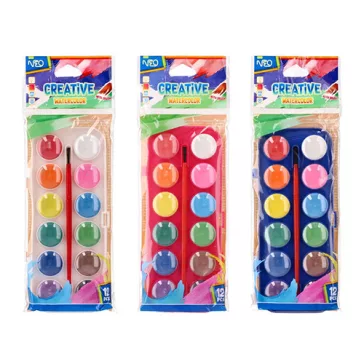 Vízfesték Statovac Sazio Neo 21 mm 12 db-os klt. ecsettel