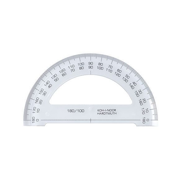 Szögmérő Koh-i-noor műanyag 180 fokos 746168
