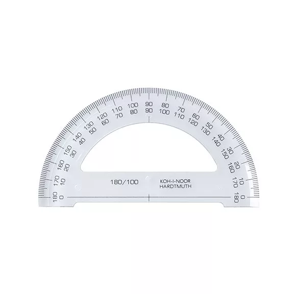 Szögmérő Koh-i-noor műanyag 180 fokos 746168 Szögmérő Koh-i-noor műanyag 180 fokos 746168